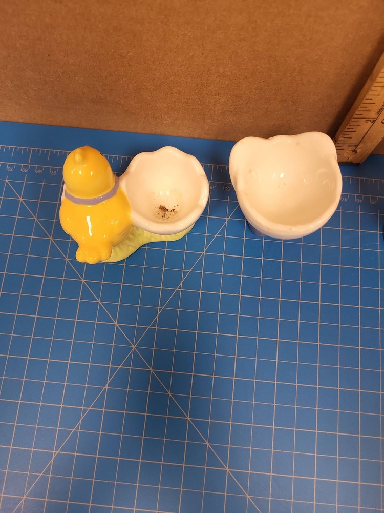 Easter Egg Holders Set 4 Bunny Chick Spring Holiday Decor Table Accent