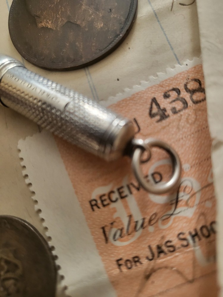 Antique Samson And Mordan Retractable Pencil Holder.