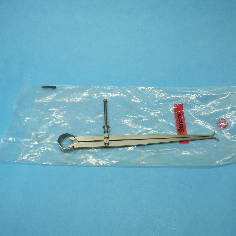 Starrett 73A-10 Yankee Spring-Type 0-10" Inside Caliper Solid Nut Flat Leg