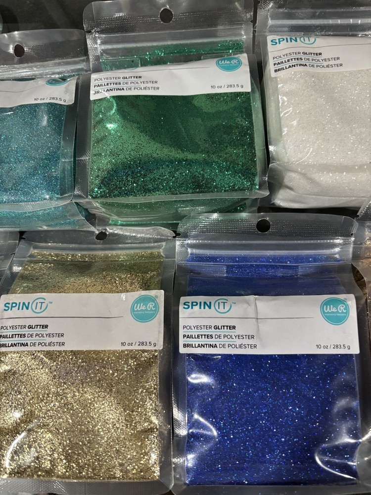 Spin It Glitter 10 Ounce Bag Lot