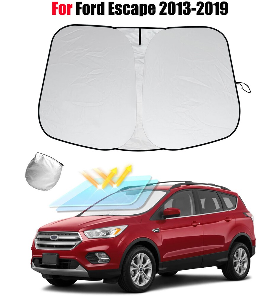 Front Auto Windshield Car Windshield Sun Shade For 13-19 Ford Escape Foldable