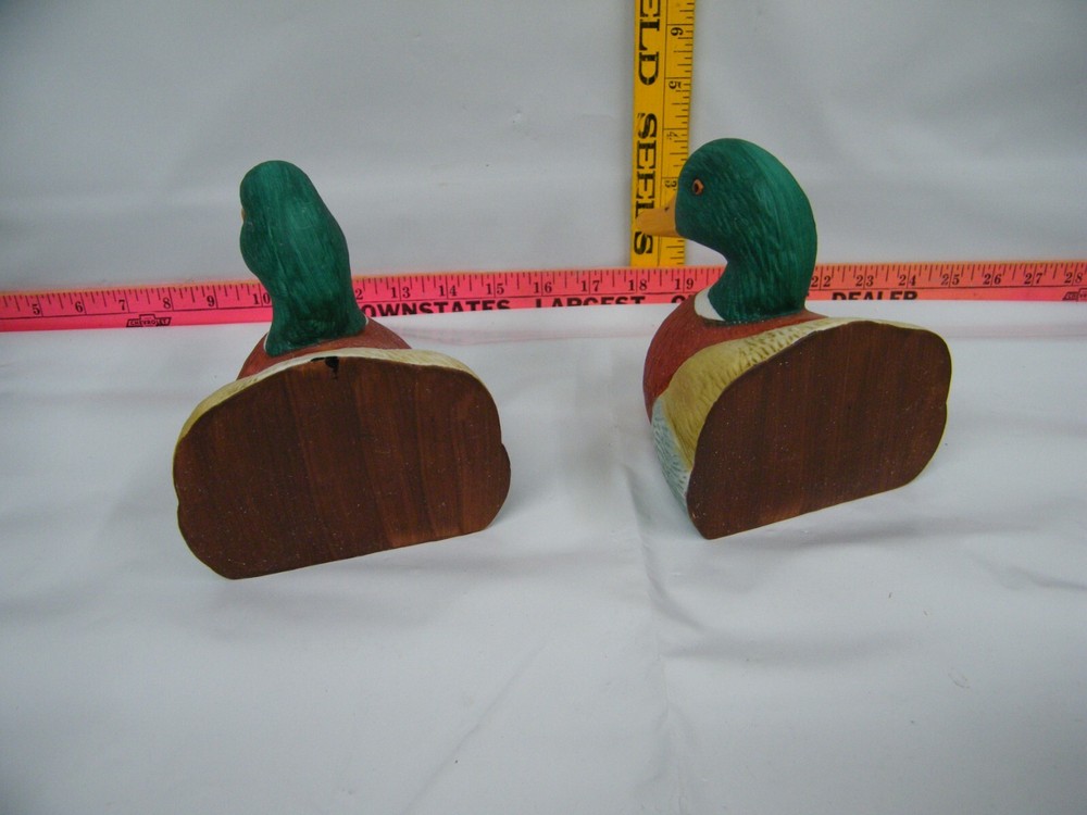 Vintage Ceramic Duck Bookends
