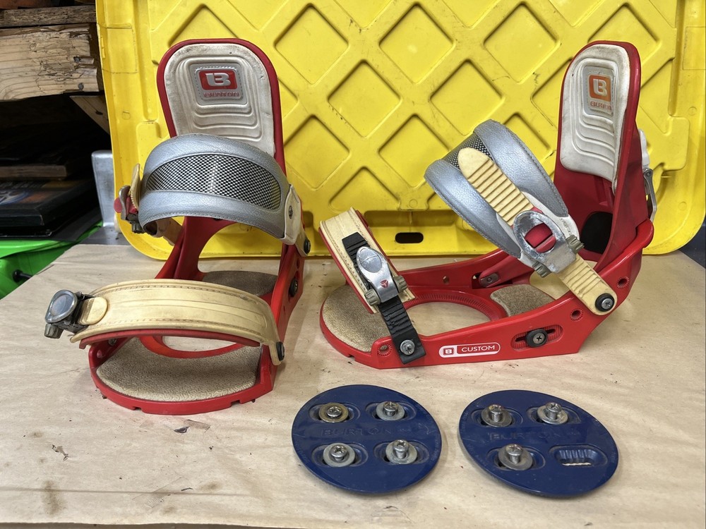 Burton Custom Snowboard Bindings, Men’s Large
