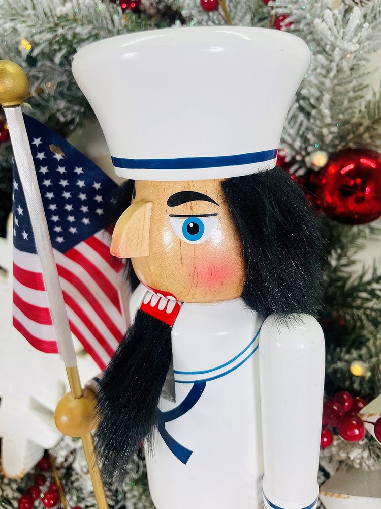 14" Navy Nutcracker