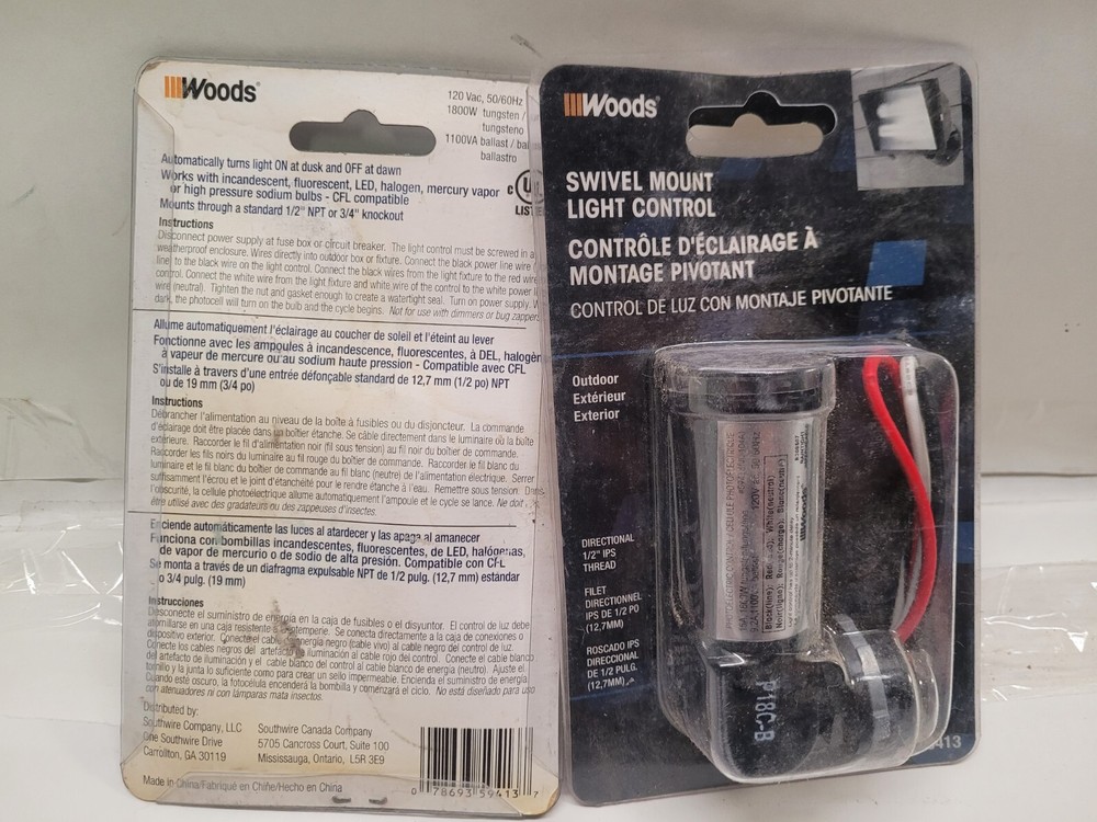 Woods 59413 Swivel Mount Light Control