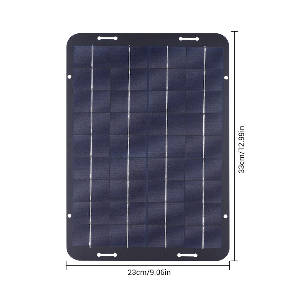 60W Portable Solar Panel 18V Polycrystalline Silicon USB Solar Charging Panel