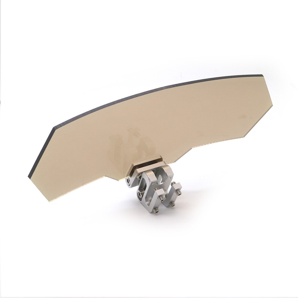 Motorcycle Tea Adjustable Clip On Windshield Extension Spoiler Wind Deflector