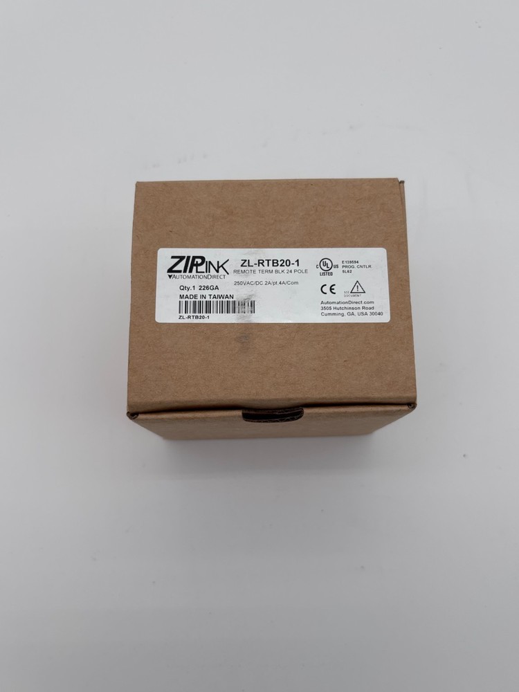 ZIP Link ZL-RTB20-1 reduced-width feedthrough module, 24-pole Automation Direct