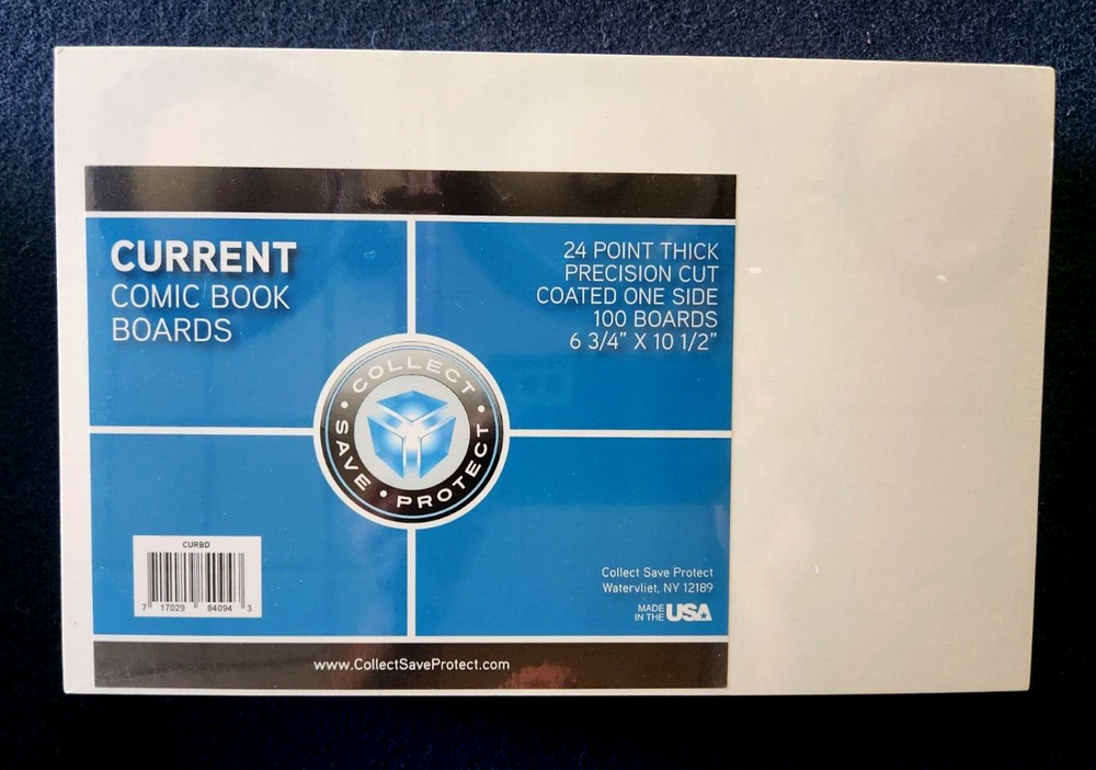 100 NEW CSP Current Comic Backing Boards Modern Archival Comic Book Storage