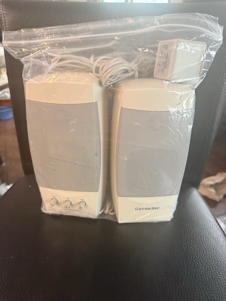 Vintage Gateway 2000 ACS41 Altec Lansing Multimedia Computer Speaker System