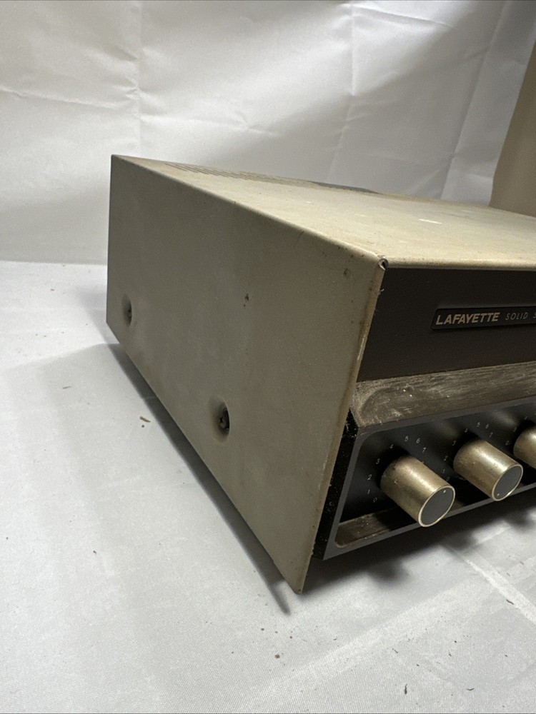 Solid State Microphone/Phono Amplifier Lafayette PA-25B Not Working