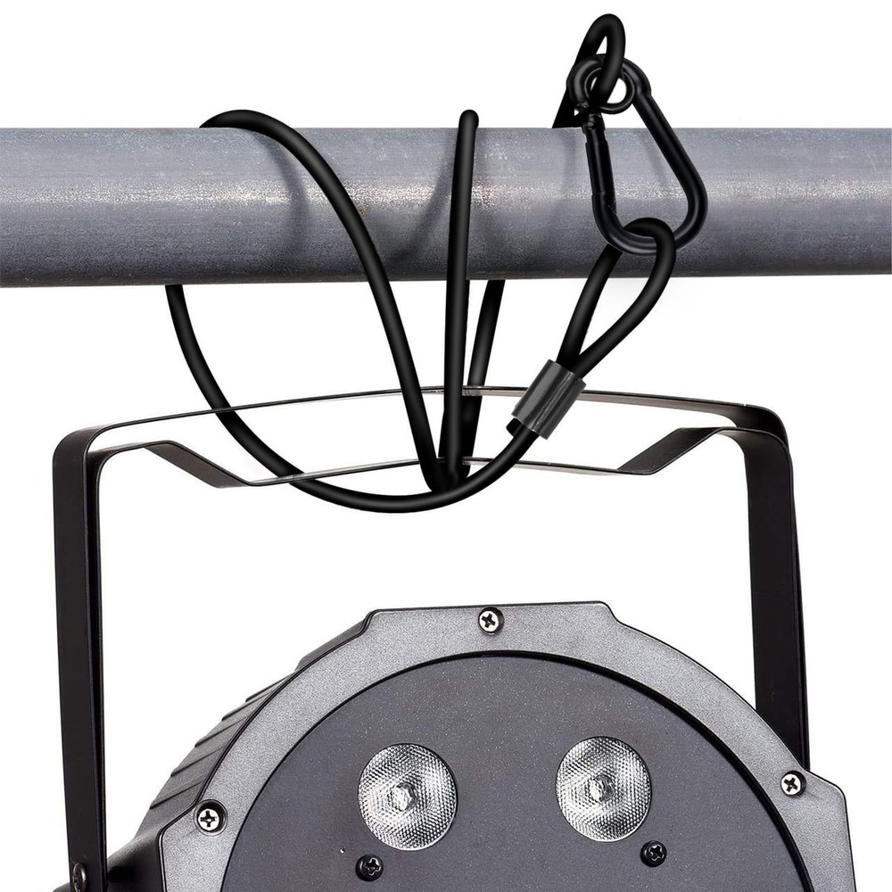 Lighting Safety Cable with Loops(2-Pack), 25kg Load Stage Light Safety Cable ...