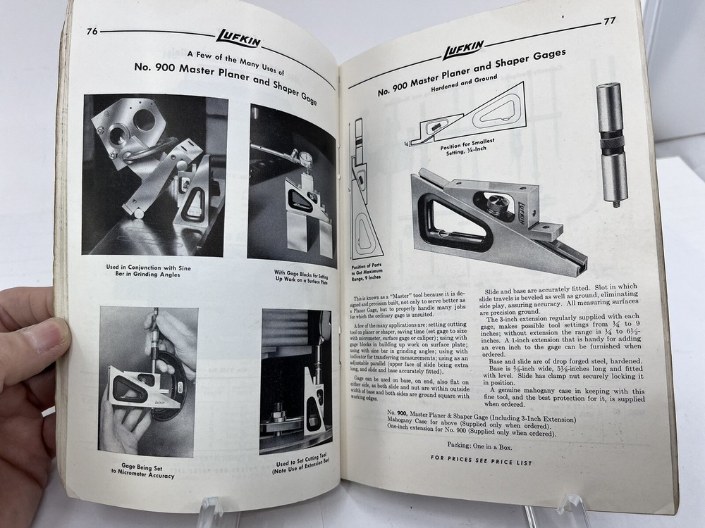 LUFKIN Precision Tools Catalog #8-Gages-Calipers-Punches-MicrometerSaginaw, MI