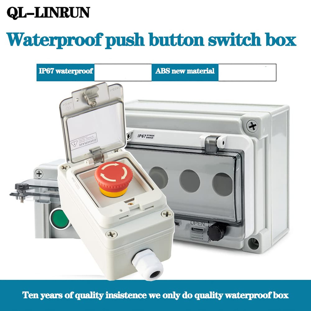 Emergency Stop Button with Box E-Stop Box Emergency Stop Switch with Estop Butto
