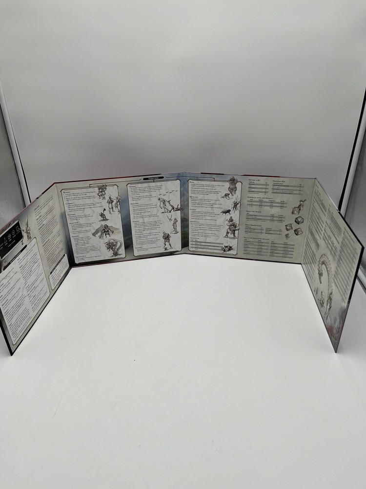 Dungeons & Dragons 5th RPG Master's DM Screen Reincarnated Guide