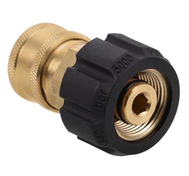 New Quick Connect 3/8High Pressure Water Pipe Conversion Washer Coupling Adapter