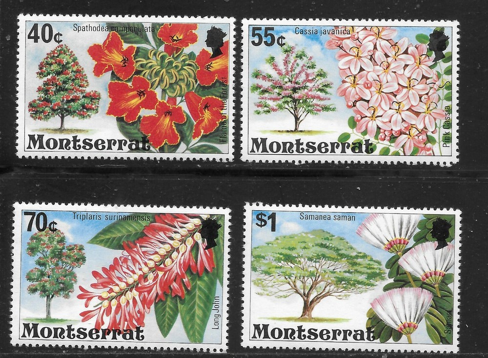 MONTSERRAT SC 340-354 MINT NEVER HINGED