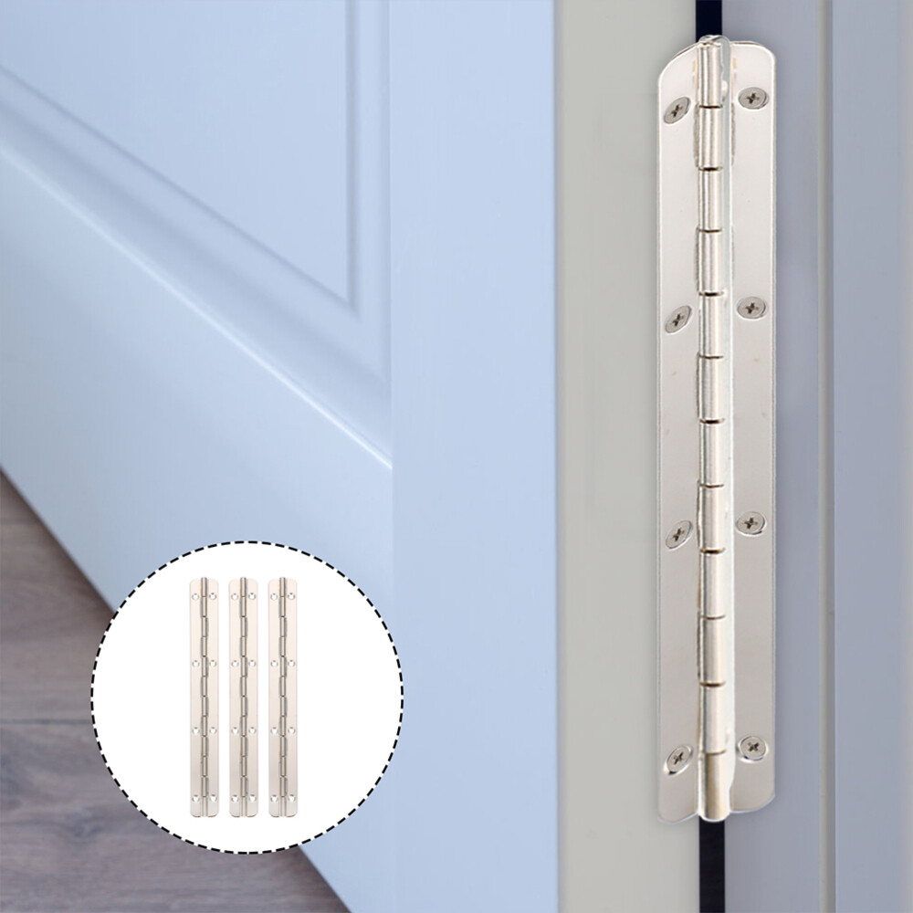 3PCS Piano Hinge Folding Continuous Craft Hinges Kitchen for Cabinet Box
