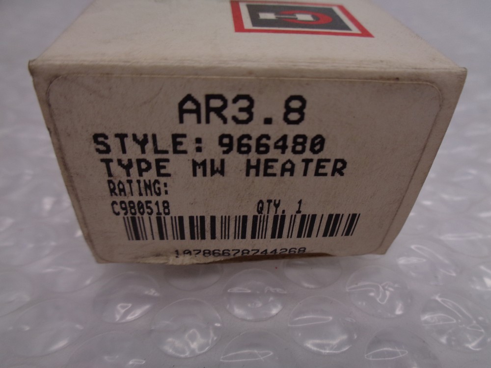 CUTLER HAMMER 966480 AR3.8 HEATER NSMP