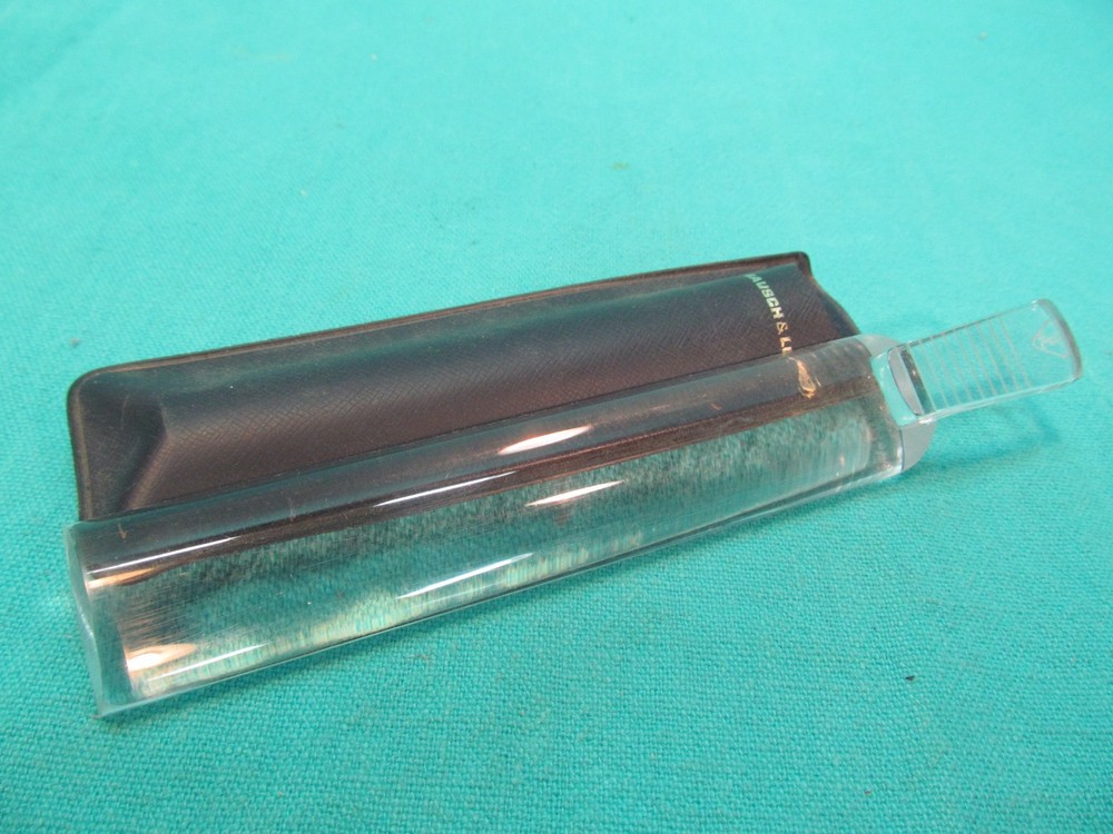 BAUSCH & LOMB STICK BAR WAND MAGNIFIER WITH CASE