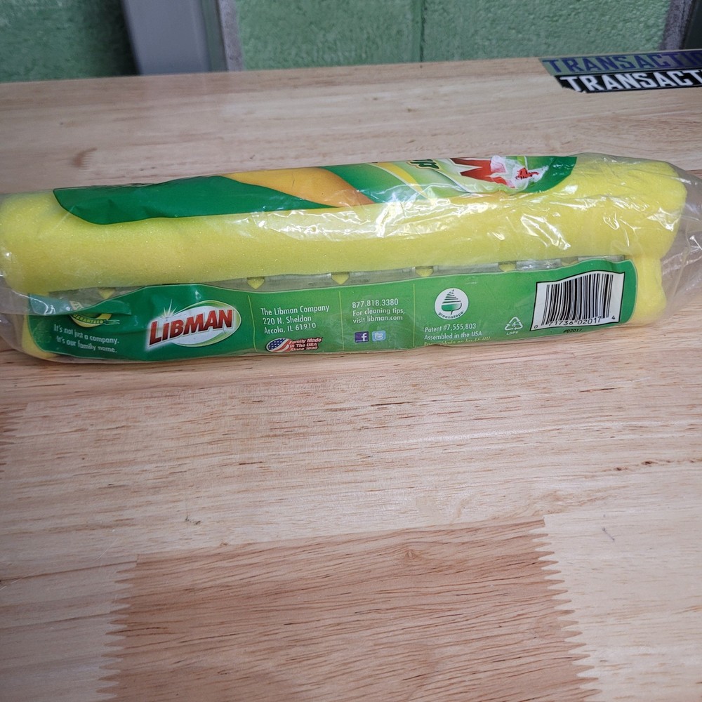 Libman Easy Roller Mop Refill Head Super Absorbent Tear Resistant #02017