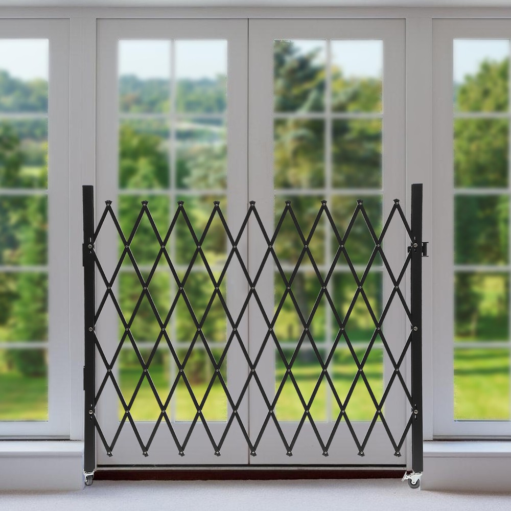 Single Folding Expanding Security Gate Flexible Security Door Barricade Gate