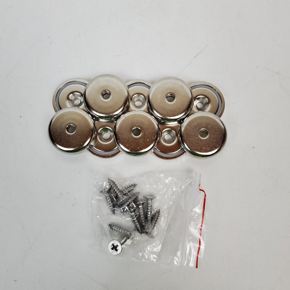 10-Pack Neodymium Round Base Cup Magnet