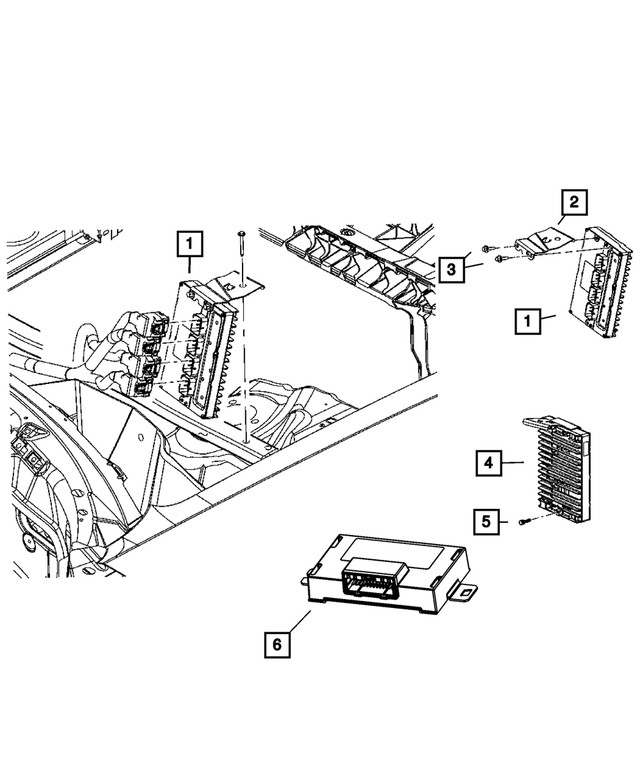 Genuine Mopar Transmission Control Module 5150434AC