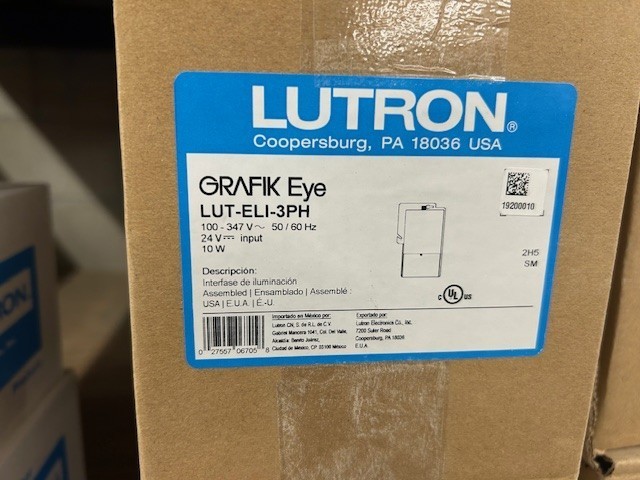 LUTRON GRAFIK EYE LUT-ELI-3PH JOB SURPLUS