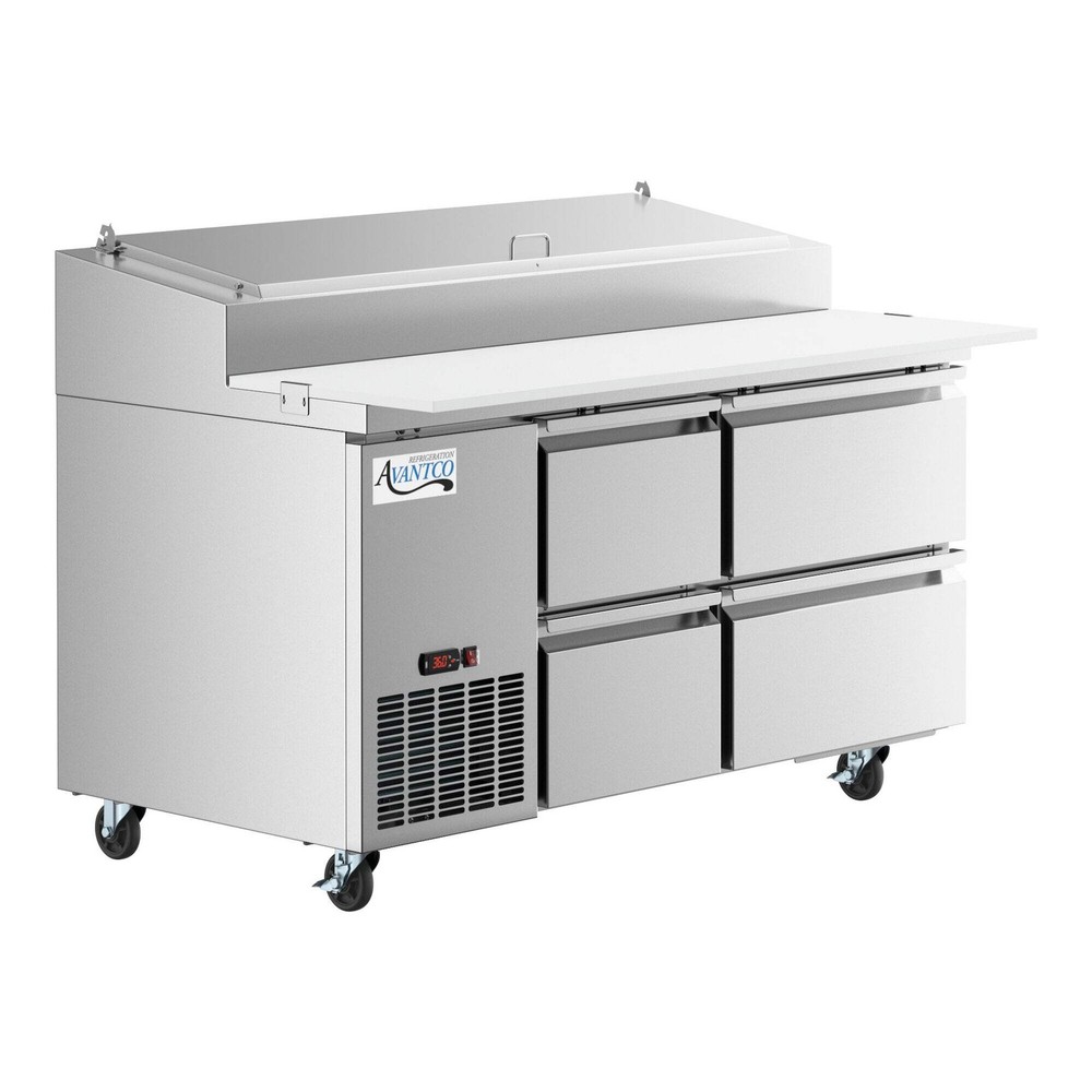 60" 4 Drawer Refrigerated Pizza Prep Table