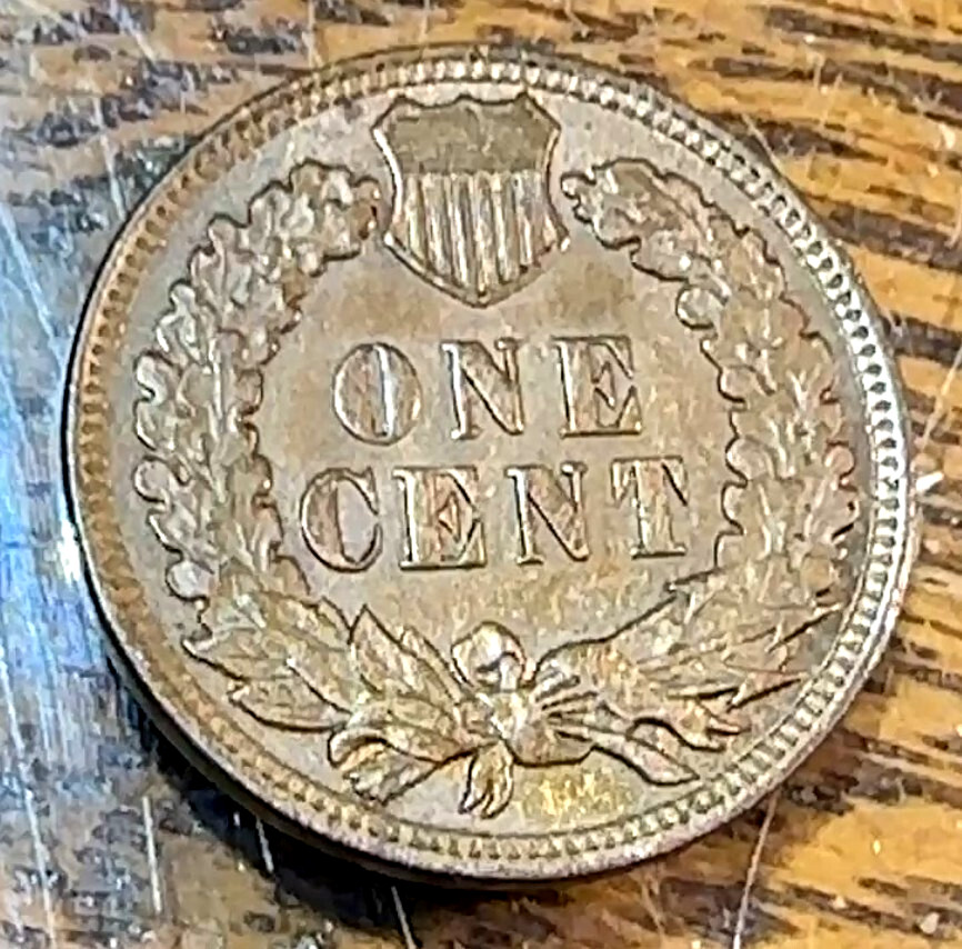 1907 Indian Cent Nice Original Choice Brown Unc. CHRC