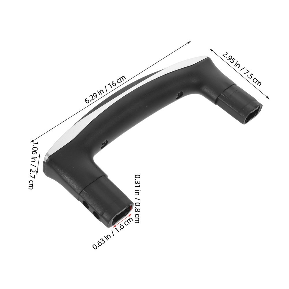 Luggage Trolley Handle Replacement Handles Plastic Pull for Suitcase
