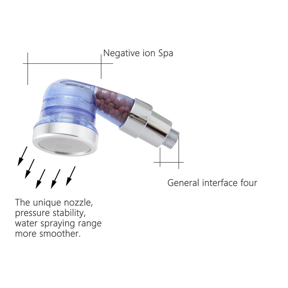 Socila Blue Sprayer Head 3 Function With Filter For Shampoo Bowl, High Pressu...