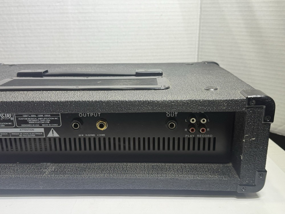 KUSTOM KPM4060 60 WATT RMS MIXER Powers On