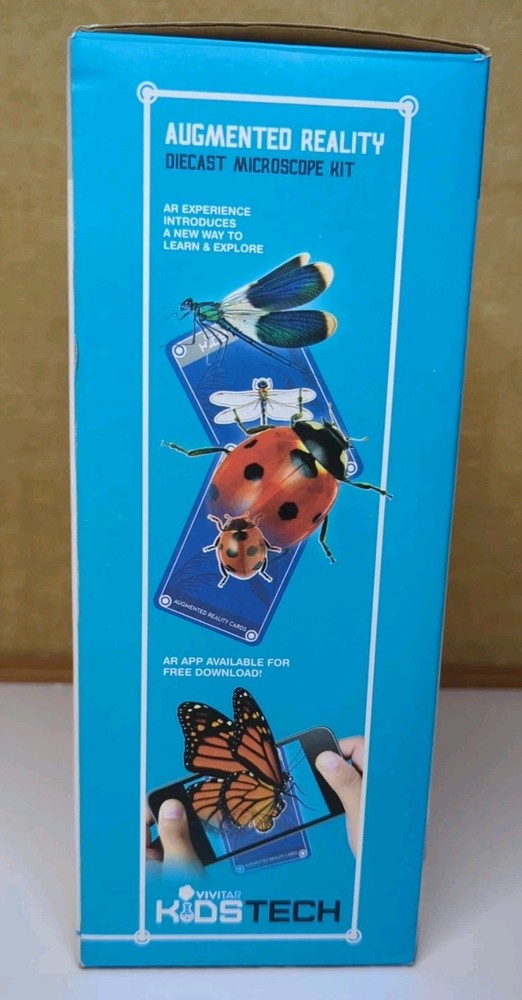 Vivitar Kids Tech Diecast Microscope Kit Augmented Reality