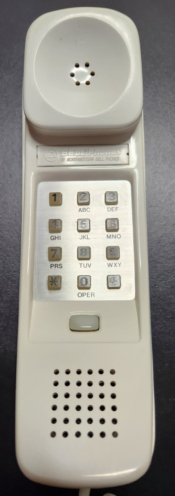Vintage White Bell Phones