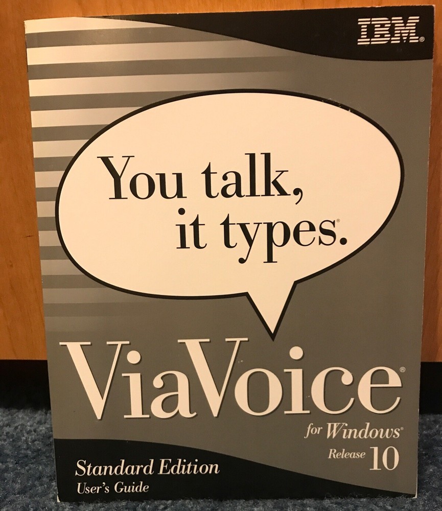 IBM ViaVoice for Windows Standard Edition Release 10 CD-ROM NEW
