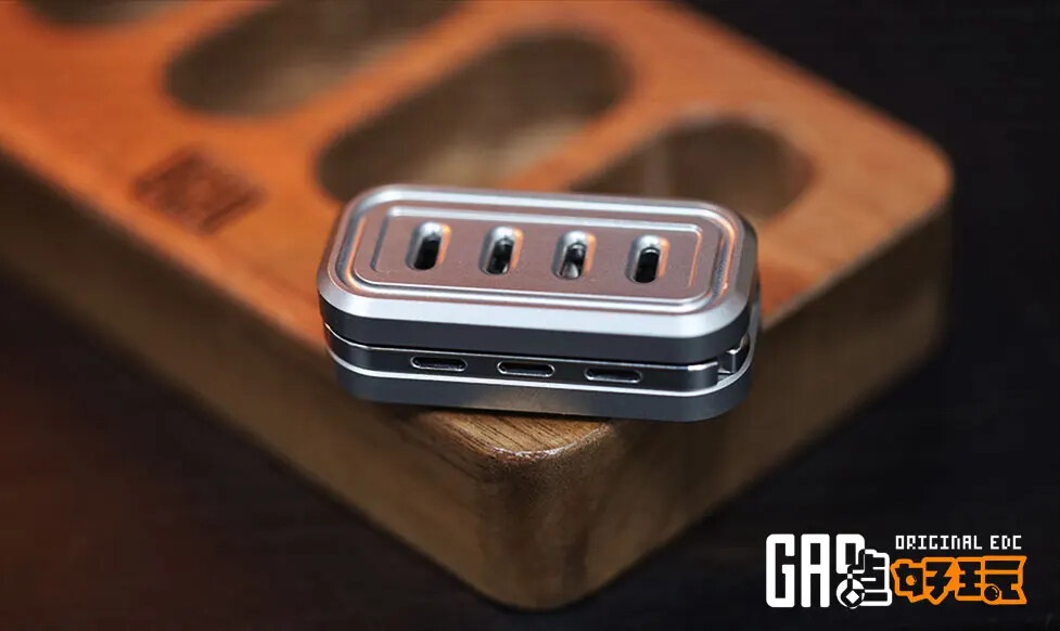 EDC Titanium Alloy Push Slider Mechanical Intensive Toy Decompression Tools Gift