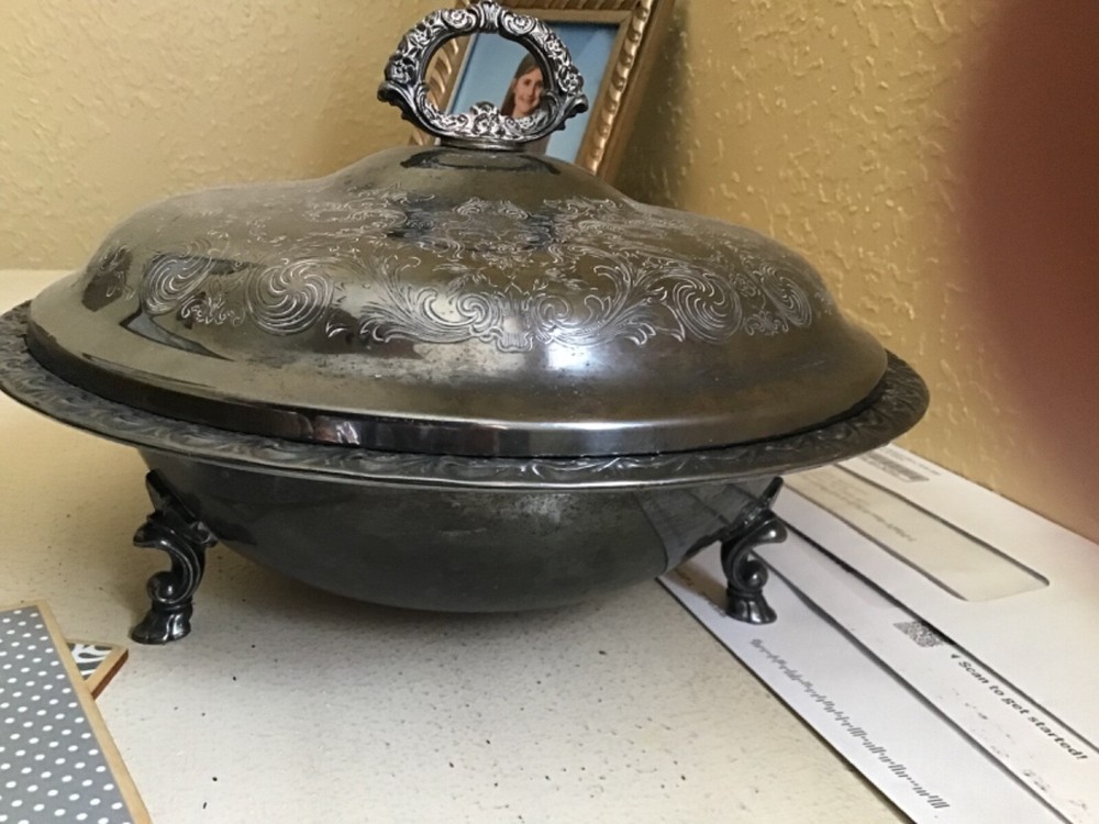 Silver Plated Serving Dish 12 1/2 Inches