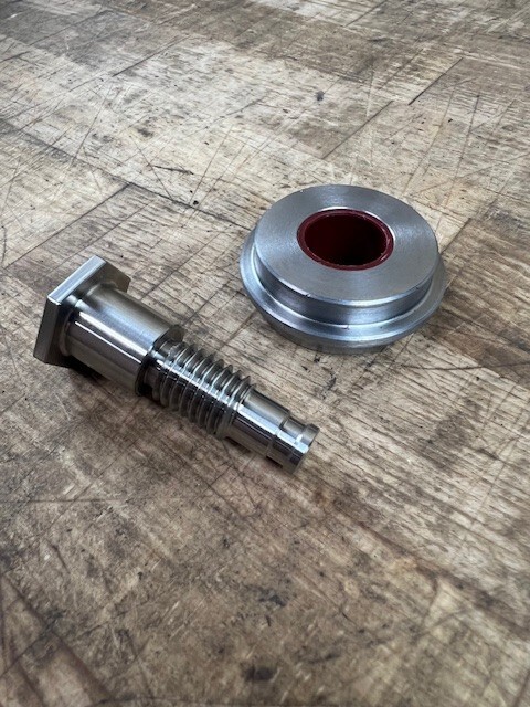 Idler Roller and Stud Shaft - For Oliver/Colborne Pizza Sheeter