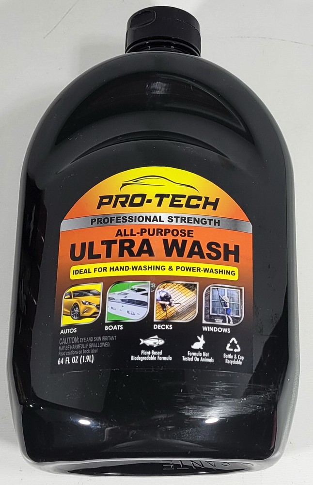 2 Bottles Pro-Tech All-Purpose Ultra Wash 64 oz Each