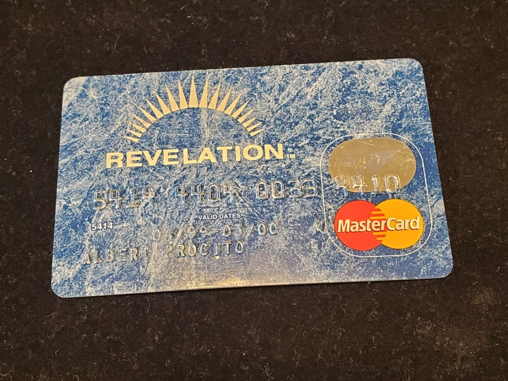 Revelation MasterCard Credit Card exp 2000 ~ our #cc508