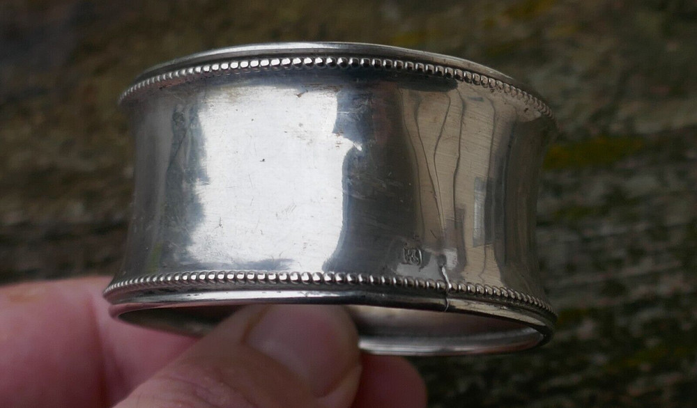 Antique German .800 Fine Silver Napkin Ring