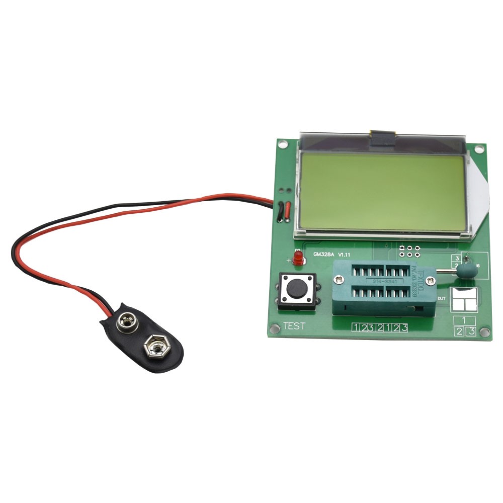 LCD GM328A Transistor Tester Capacitor Frequency Meter Wave Signal Generator