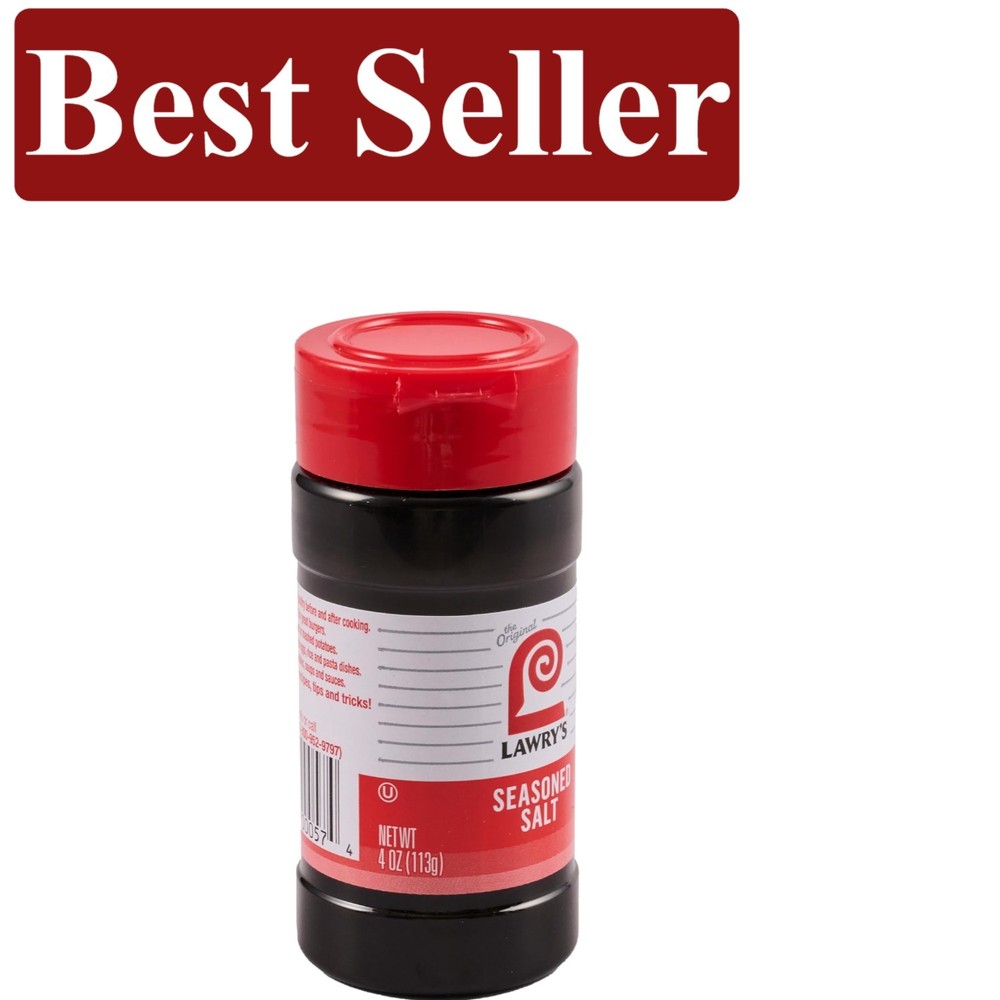 Elevate Your Cooking with Seasoned Salt, 4 oz - No MSG, Kosher & Vegetarian