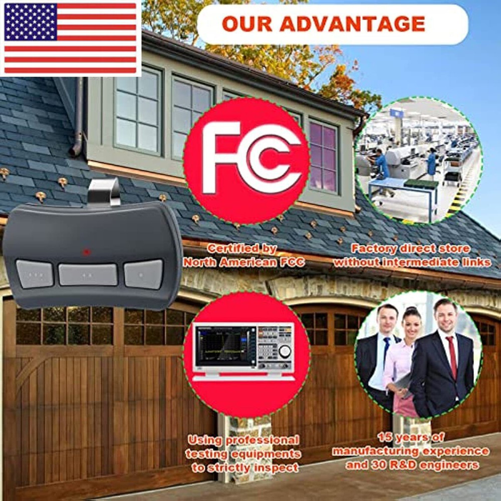 4Pack GIT-1 2 3 Intellicode For Genie Overhead Garage Door Remote Control New