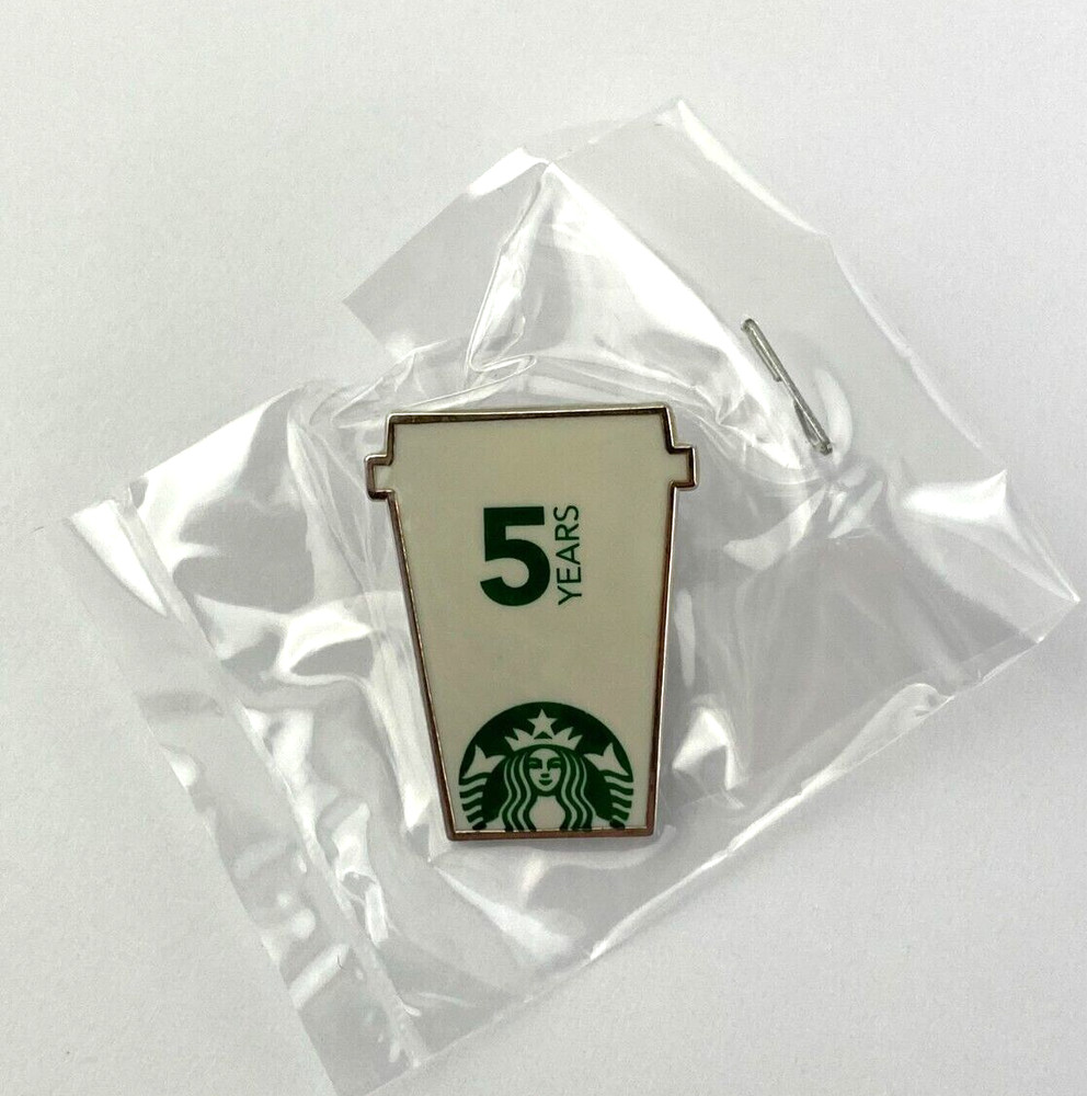 Starbucks 5 Year Anniversary Pin