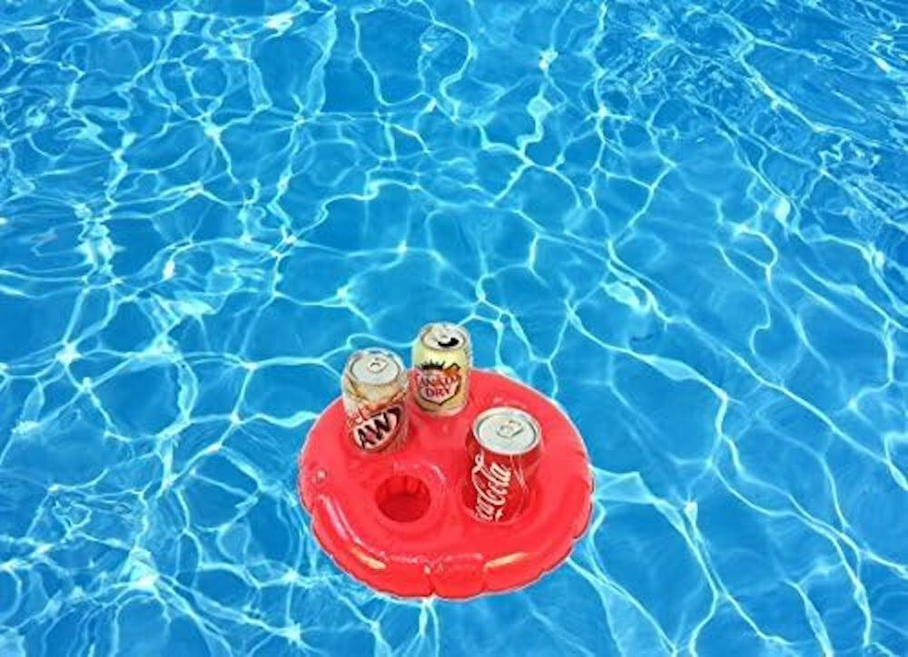 Refreshment Float Inflatable Cooler (Red)