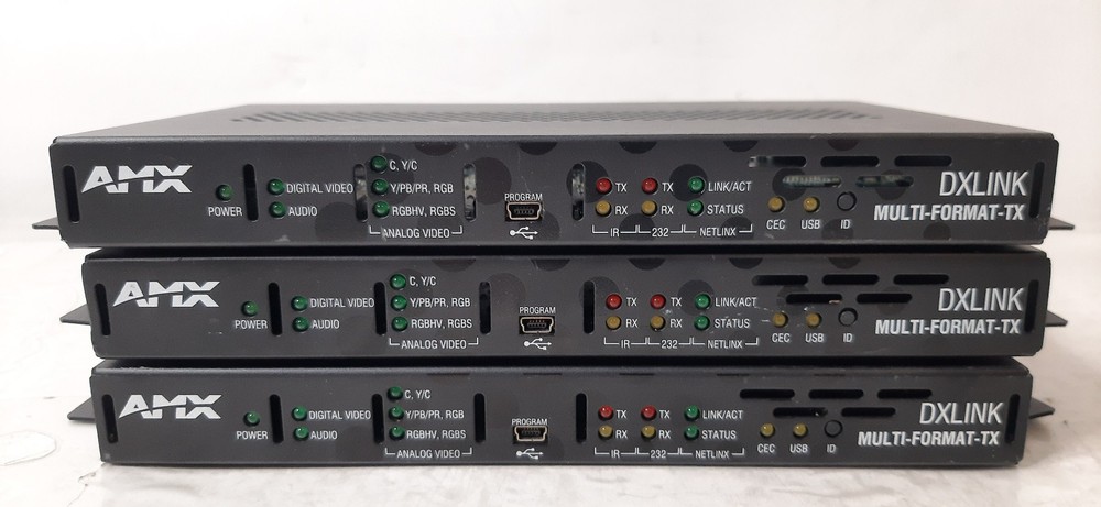 Lot of 3 AMX DXLINK MULTI-FORMAT-TX Module