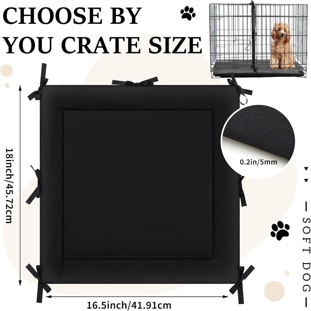 Adjustable Dog Crate Divider Panel for Medium Dogs, Black, Easy Clean, 24 Inch